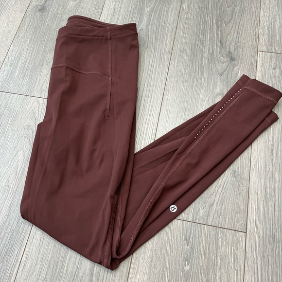 lululemon athletica Pants - Brown Earth Lululemon Swift Speed Tight 28 inch Inseam Size 8
